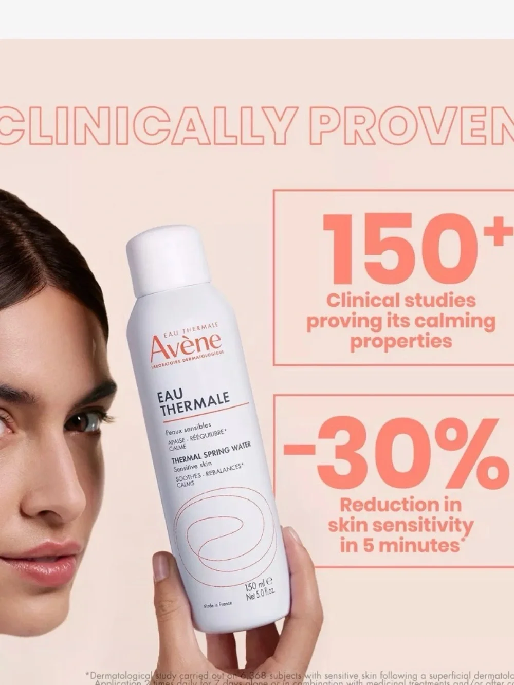 Avenue White Thermal Spring Water Spray with Orange Accents